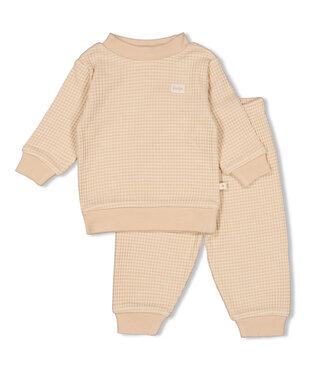 Feetje Feetje Baby : Wafelpyjama (Sand)