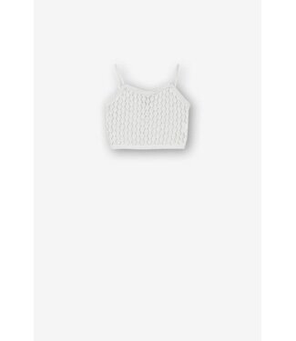 Tiffosi SS Tiffosi : Cropped Top Rae (Star white)