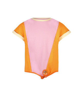 Like Flo SS Like Flo : Sweat knot top (Colourblock)