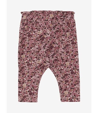 Minymo FW Minymo BABY : Broek Flower (Dusty rose)