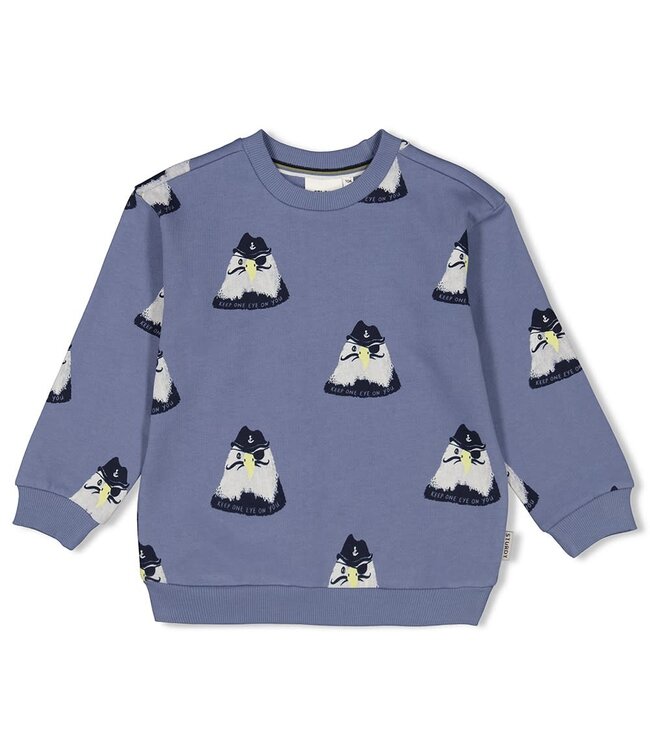 FW Sturdy Sweater Coastal Cool Blue Kinderkleding Kamelie