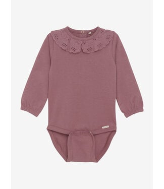 Minymo FW Minymo Baby : Body met kraag (Deco rose)