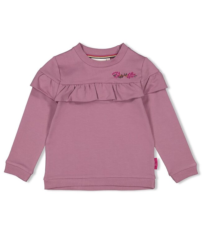 FW Jubel Sweater Forest Fancy Lila Kinderkleding Kamelie