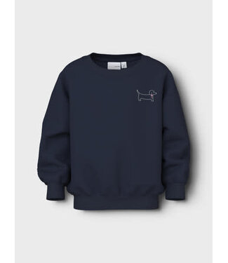 Name it FW Name it MINI : Sweater Vallene (Navy Blazer Dog Bow)
