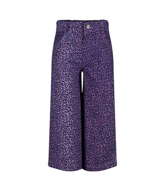 Jubel FW Jubel : Flared broek AOP - Wild Soul (licht lila)