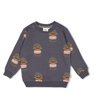 Sturdy FW Sturdy : Sweater AOP - Couch Club (Antraciet)