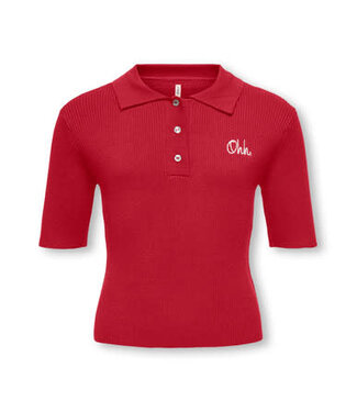 Only Kids FW Kids Only : Polo Natascha (Salsa)