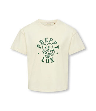 Only Kids FW Kids Only : T-shirt Gitta (Cloud Dancer/Pineneedle)
