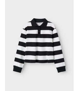 Name it FW Name it KIDS : Polo Lili (Black Bright White)