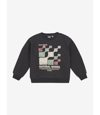 Daily 7 FW Daily 7 : Oversized sweater (Dark grey melange)