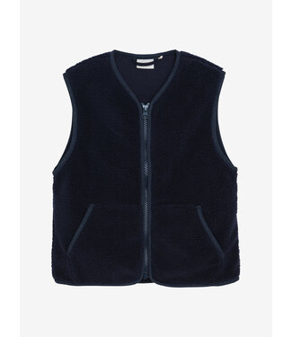 Minymo FW Minymo : Blauw teddyvest (Parisian night)