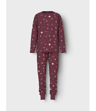 Name it FW Name it KIDS : Pyjama Vismas (Burgundy)