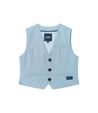 Someone SS Someone: Gilet Alfie (Light blue)