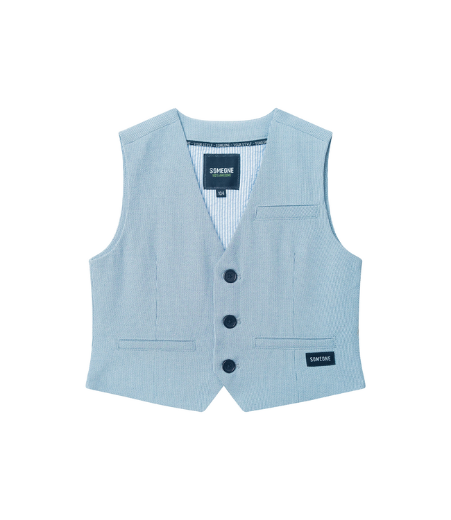 SS Someone: Gilet Alfie (Light blue)