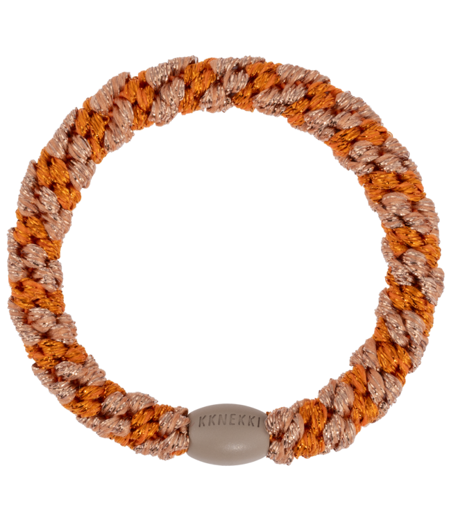 Kknekki Orange rosewood glitter stripe