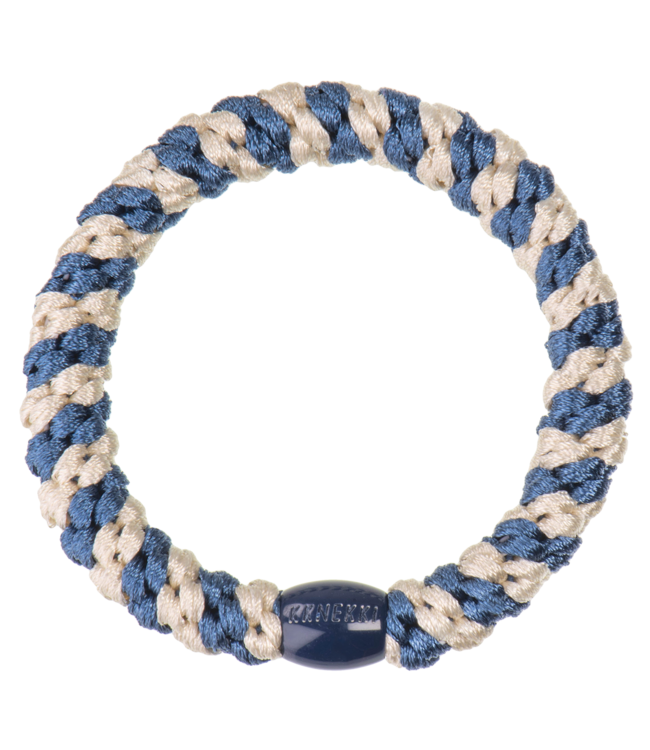 Kknekki Indigo ivory stripe