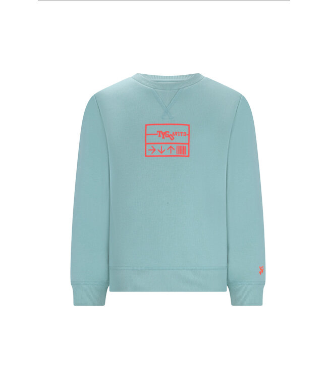 SS TYGO&vito: Sweater Coen 6301 (Aqua haze)