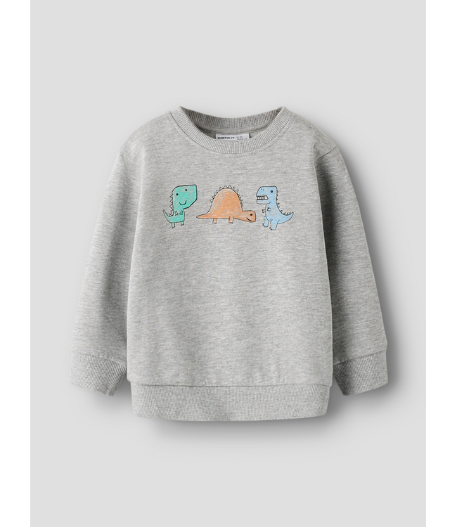 SS NAME IT: Trui SIKKO front print (grey)