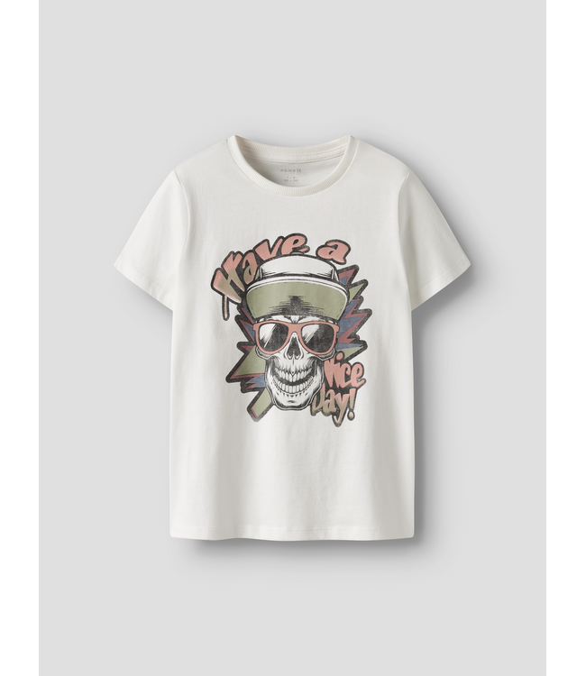 SS Name it: T-shirt Bastian (Cloud dancer)