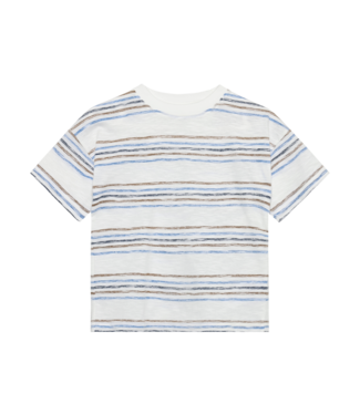 En Fant SS En Fant: T-shirt Stripe 230601 (Brunnera Blue)