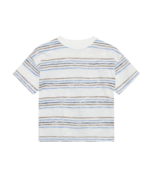 SS En Fant: T-shirt Stripe 230601 (Brunnera Blue)