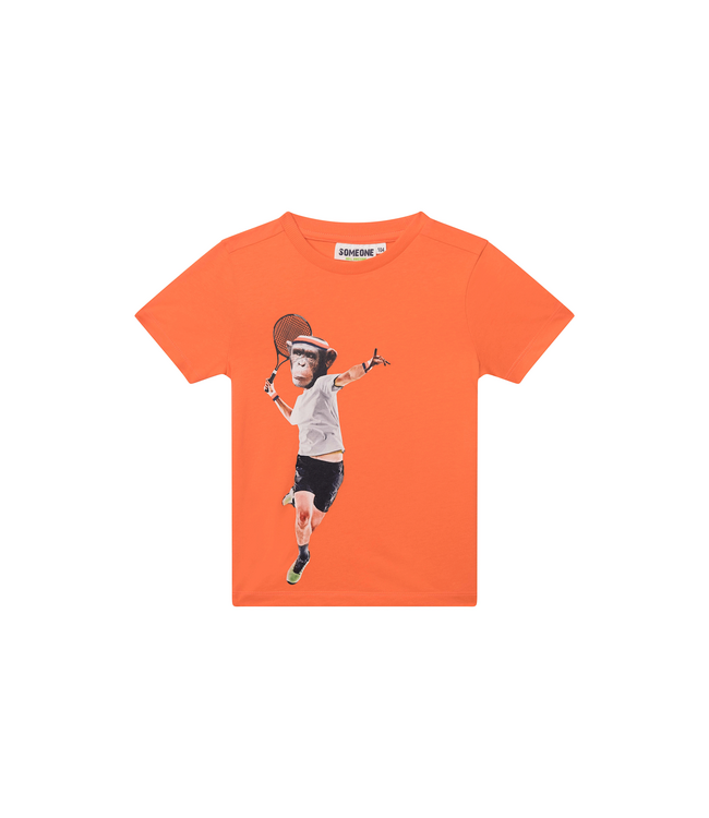 SS Someone: T-shirt Backhand 300058 (Bright orange)