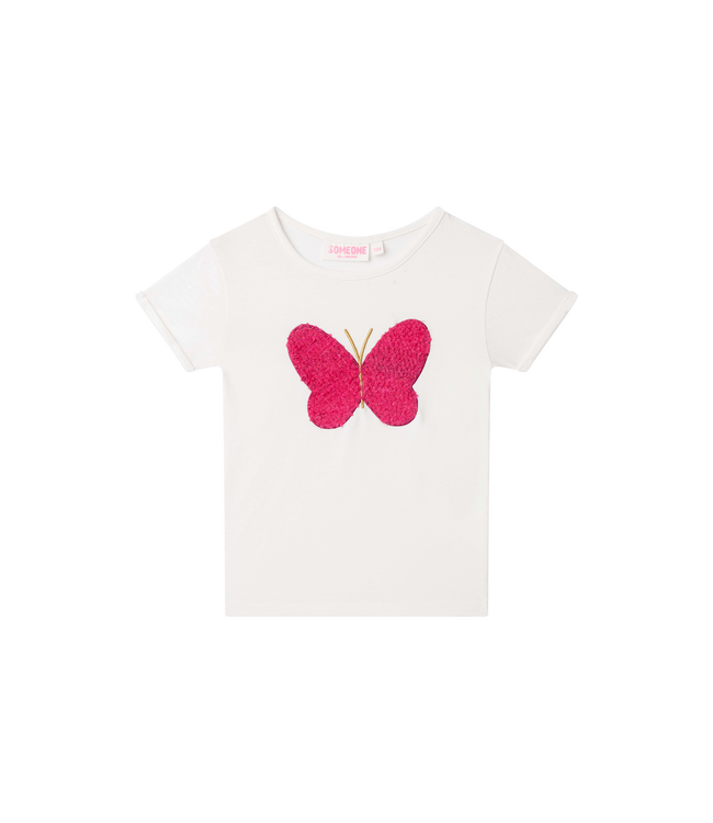 SS Someone: T-shirt Felice 100130 (Ecru)