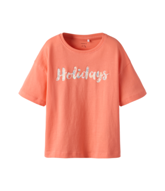 Name it SS Name it: T-shirt Vonaya 13253482 (Fusion coral)