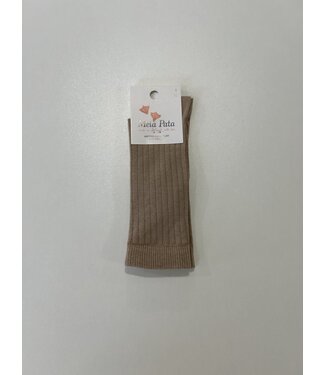 Meia Pata SS Meia Pata: Kniekous Rib Beige