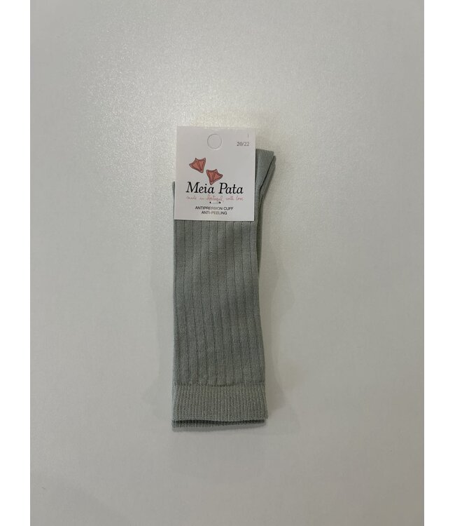 SS Meia Pata: Kniekous Rib Jade Green
