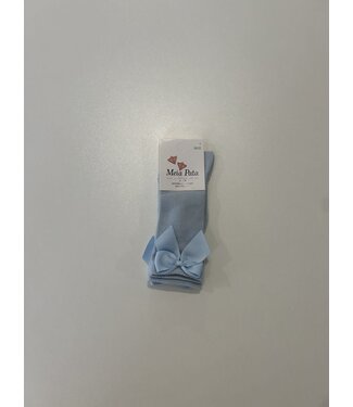 Meia Pata SS Meia pata: Kniekousen strik Baby blue