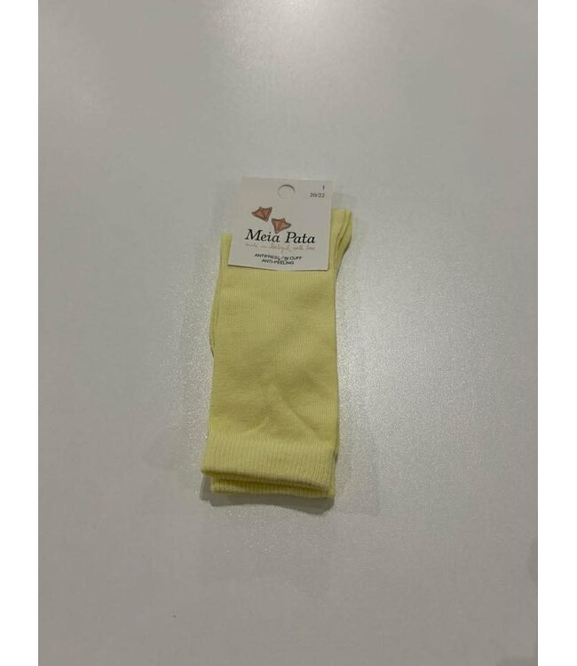 SS Meia Pata: Kniekous Lemon Yellow