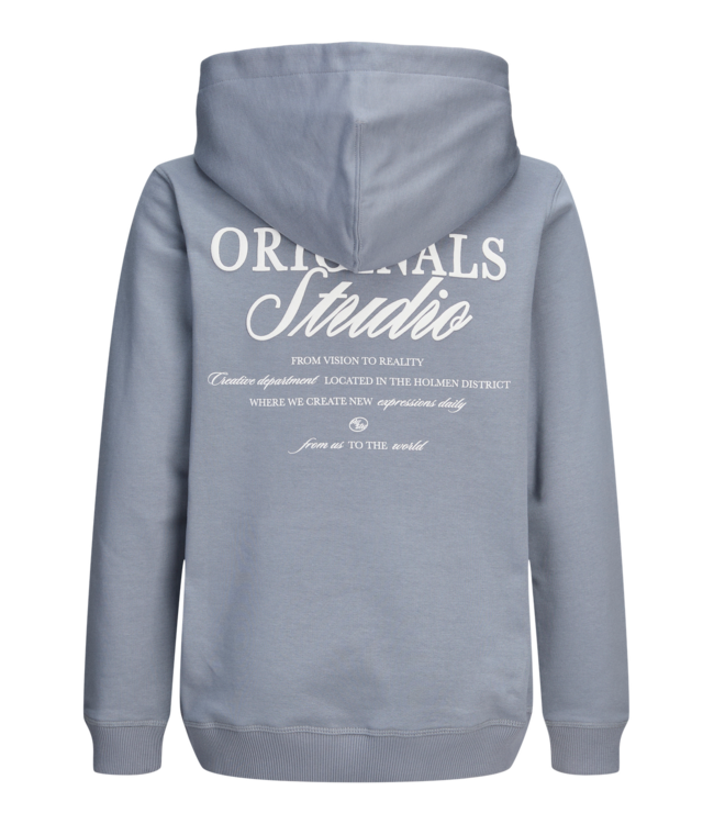 SS Jack&Jones: Hoodie Norrebro 12284069 (Tradewinds)