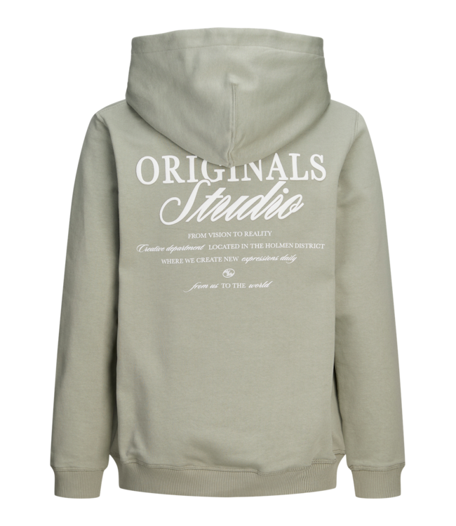 SS Jack&Jones: Hoodie Norrebro 12284069 (Seagrass)