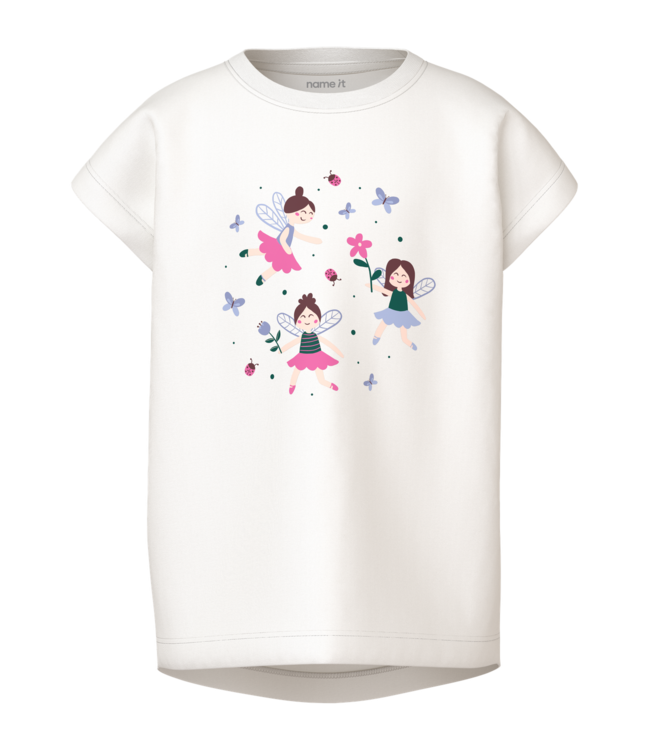 SS Name it: T-shirt Vigea 13228175 (Cloud dancer)