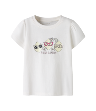 Name it SS Name it: T-shirt Vibeke 13228146 (Cloud dancer)