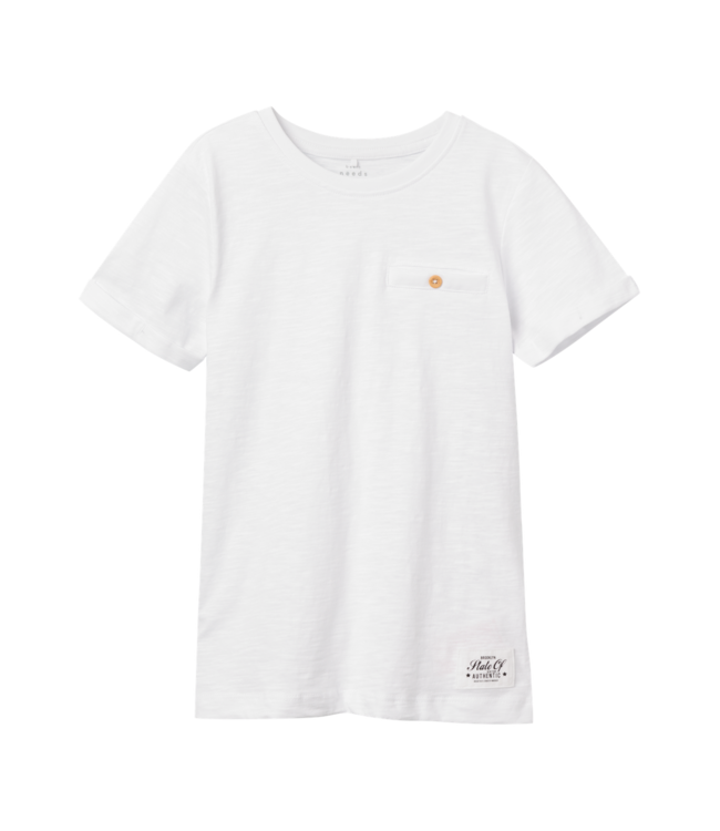 SS Name it: T-shirt Vincent 13201047 (Bright white)