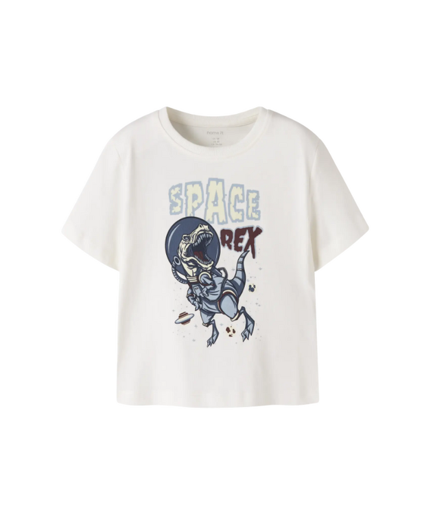 SS Name it: T-shirt Victor 13241567 (Cloud dancer)