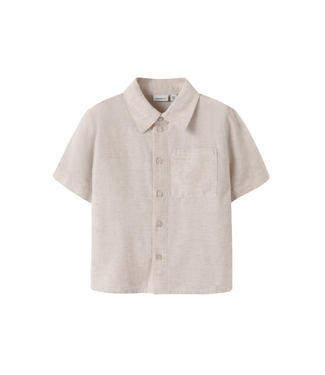 Name it SS Name it: Hemd Faher 13227254 (Peyote Melange)