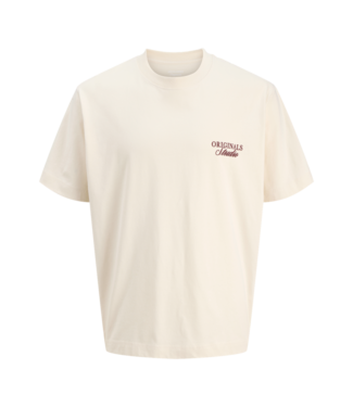 Jack & Jones SS Jack&Jones: T-shirt Norrebro 12284057 (Antique white)