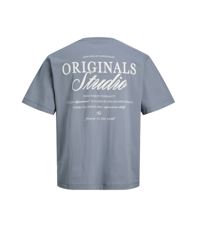 SS Jack&Jones: T-shirt Norrebro 12284057 (Tradewinds)