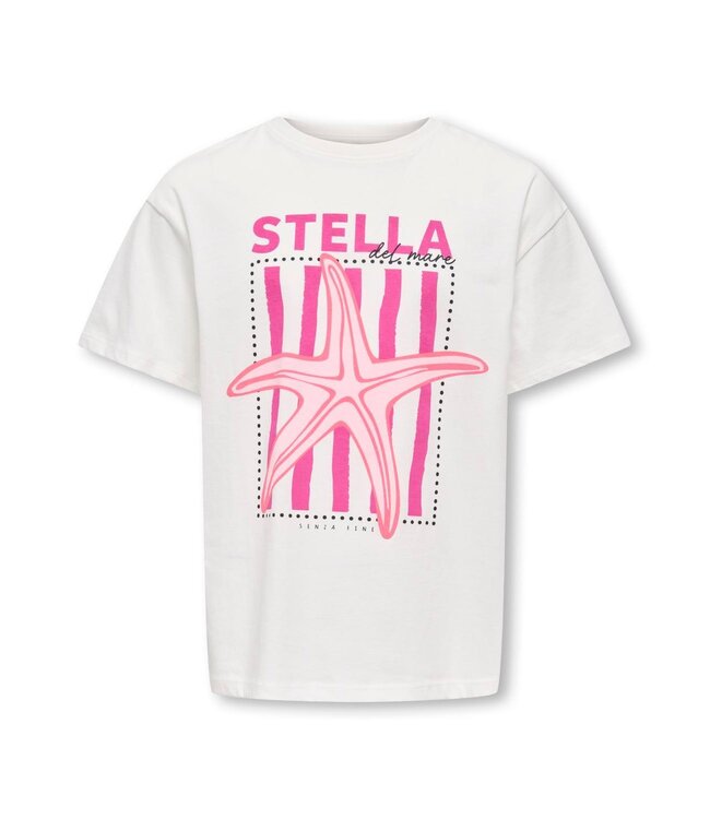 SS Kids Only: T-shirt Joanna 15368889 (Cloud Dancer Seastar)