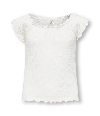 Kids Only SS Kids Only: T-shirt Jojo 15368505 (Cloud Dancer)