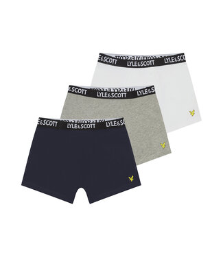 Lyle & Scott SS Lyle&Scott: Boxershorts UW-TC-001 (Peacoat/White/Grey)