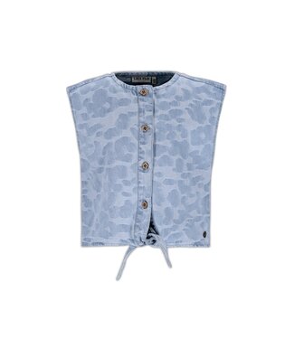 Like Flo SS Like Flo: Top Clara 5107 (Denim AOP)