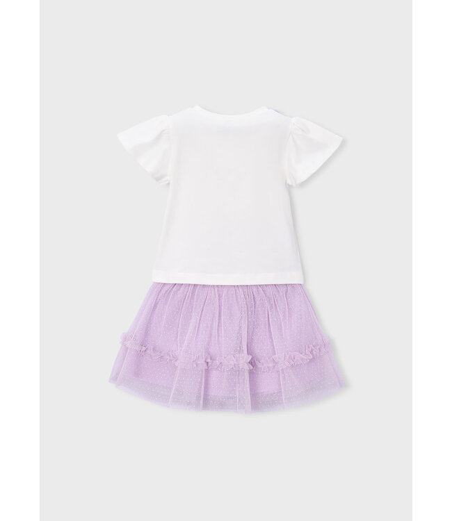 SS Mayoral: Set Rokje + T-shirt 3946 (Mauve)