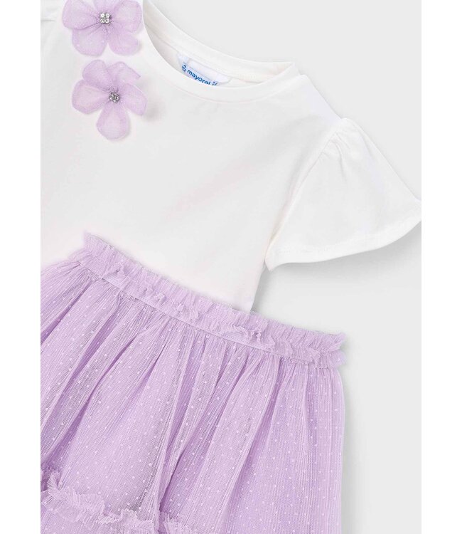 SS Mayoral: Set Rokje + T-shirt 3946 (Mauve)
