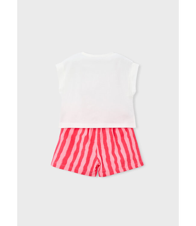 SS Mayoral: Set short + T-shirt 3234 (Poppy)