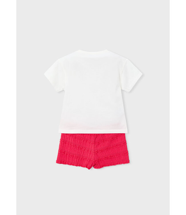 SS Mayoral: Set short + T-shirt 3231 (Poppy)