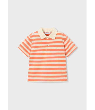 Mayoral SS Mayoral: Polo 3110 (Stripes orange)